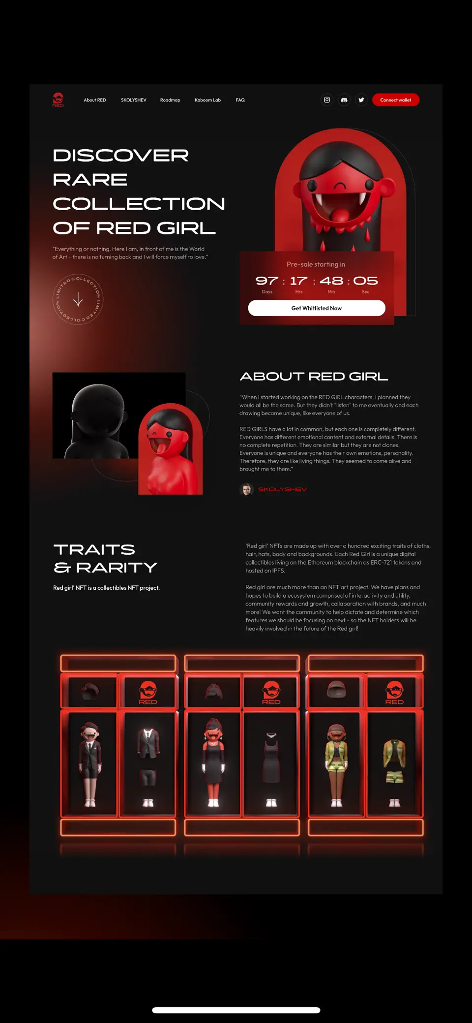 Red Girl NFT Collection